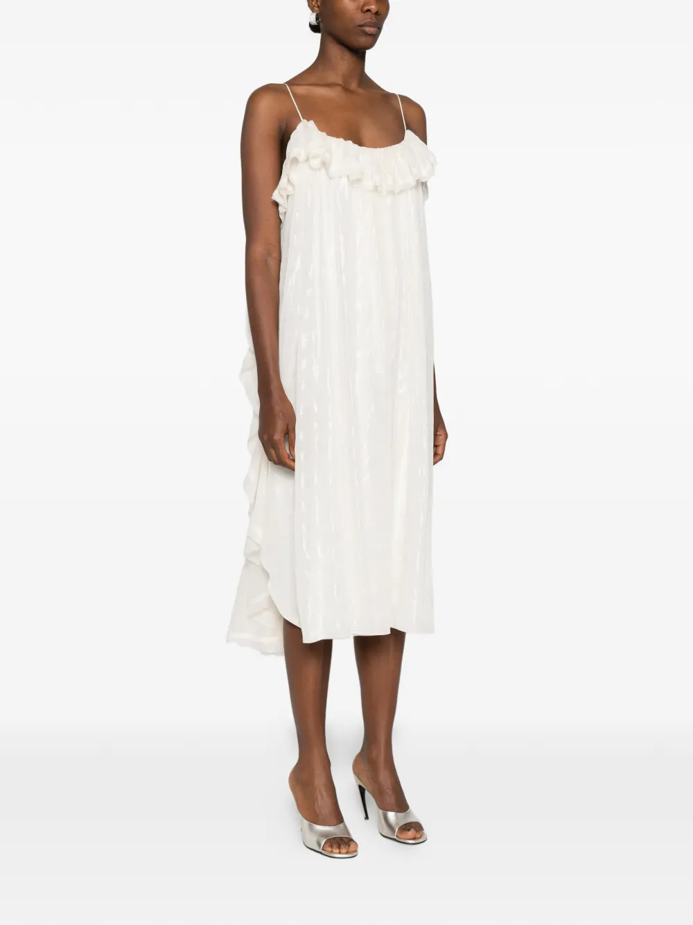 X Alice Cavaleru Spaghetti-Strap Midi Dress