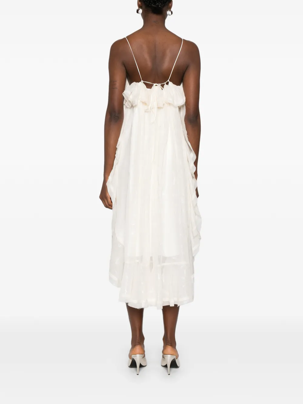 X Alice Cavaleru Spaghetti-Strap Midi Dress