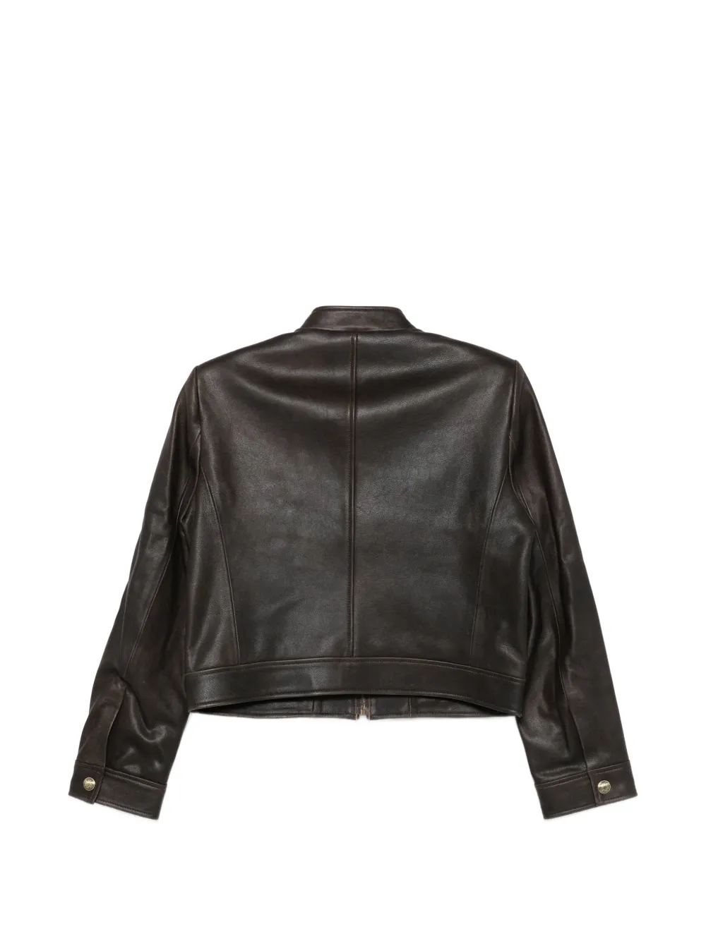  Nili Lotan Leather Jacket - Brown 