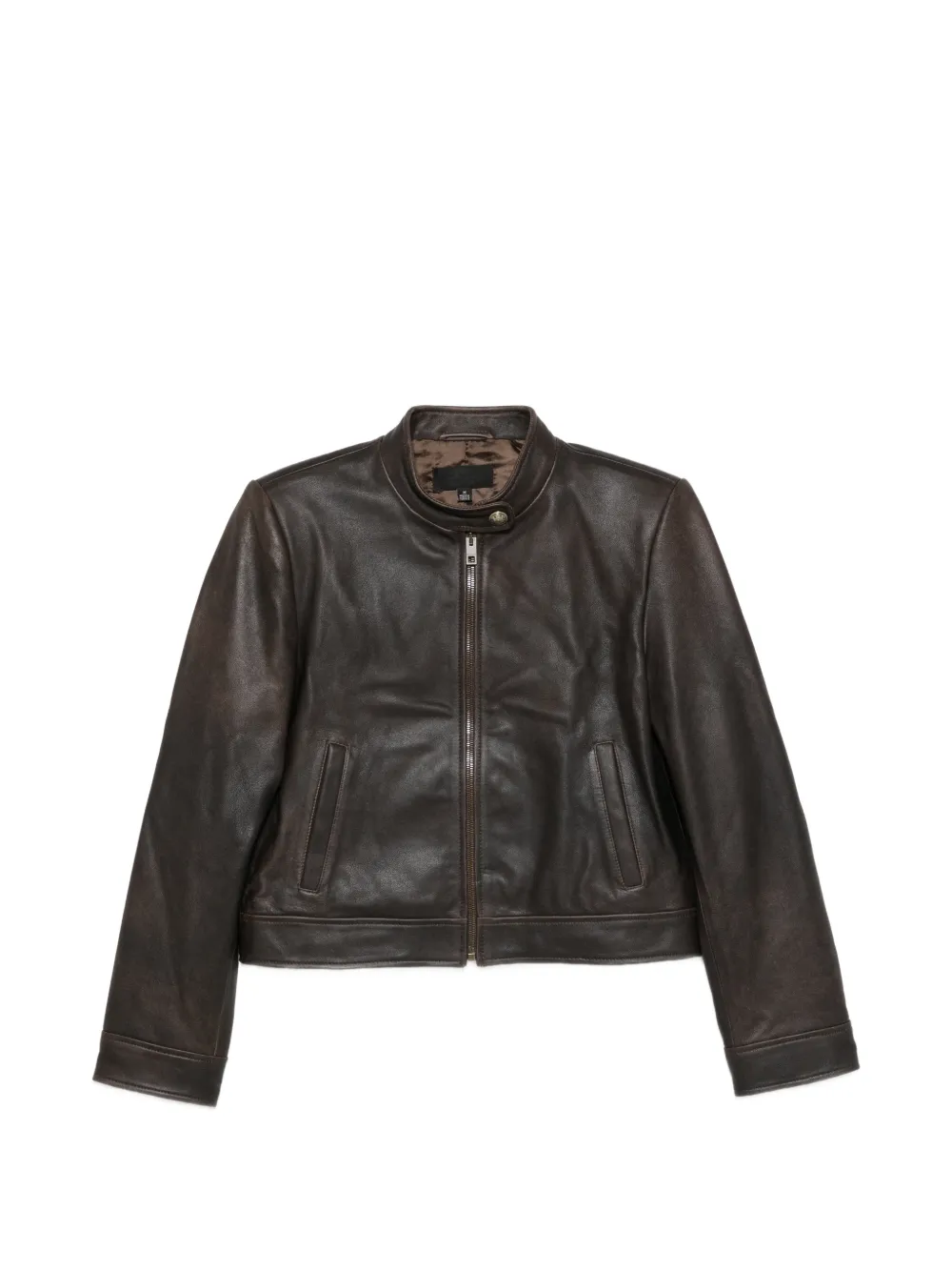 Nili Lotan leather jacket - Braun