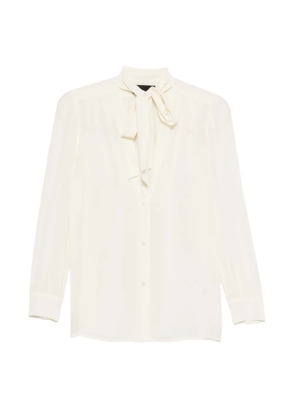 Nili Lotan Colt tie-neck shirt - Toni neutri