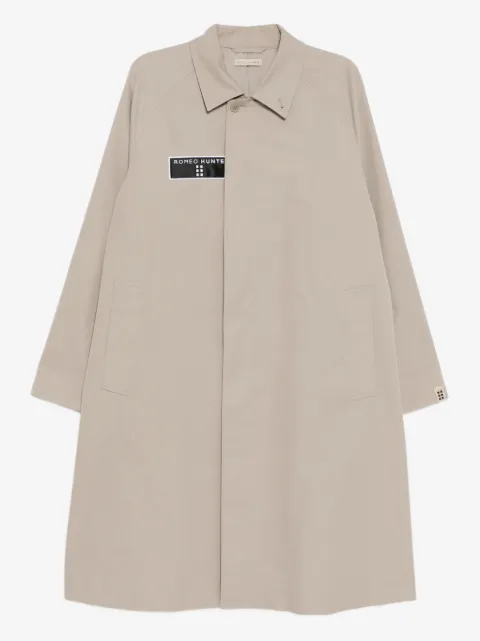 ROMEO HUNTE logo-patch coat