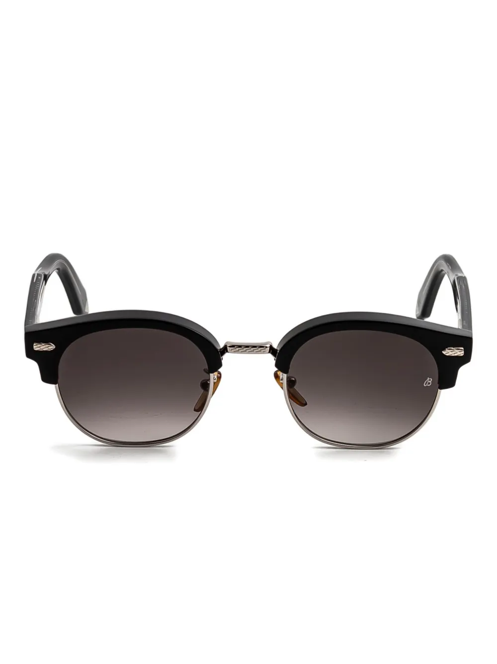 Cutler And Gross Browline Sunglasses In Black