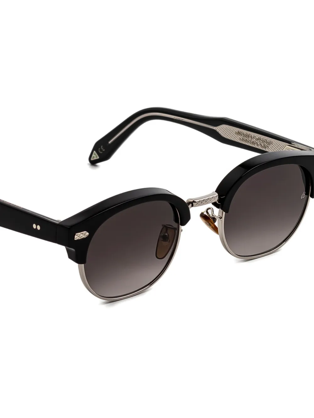 Cutler And Gross Browline Sunglasses In Black