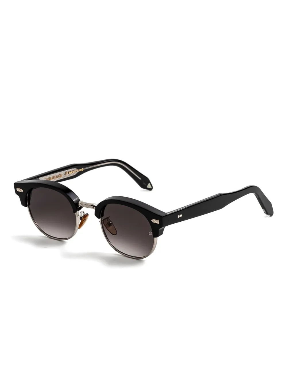 Cutler And Gross Browline Sunglasses In Black