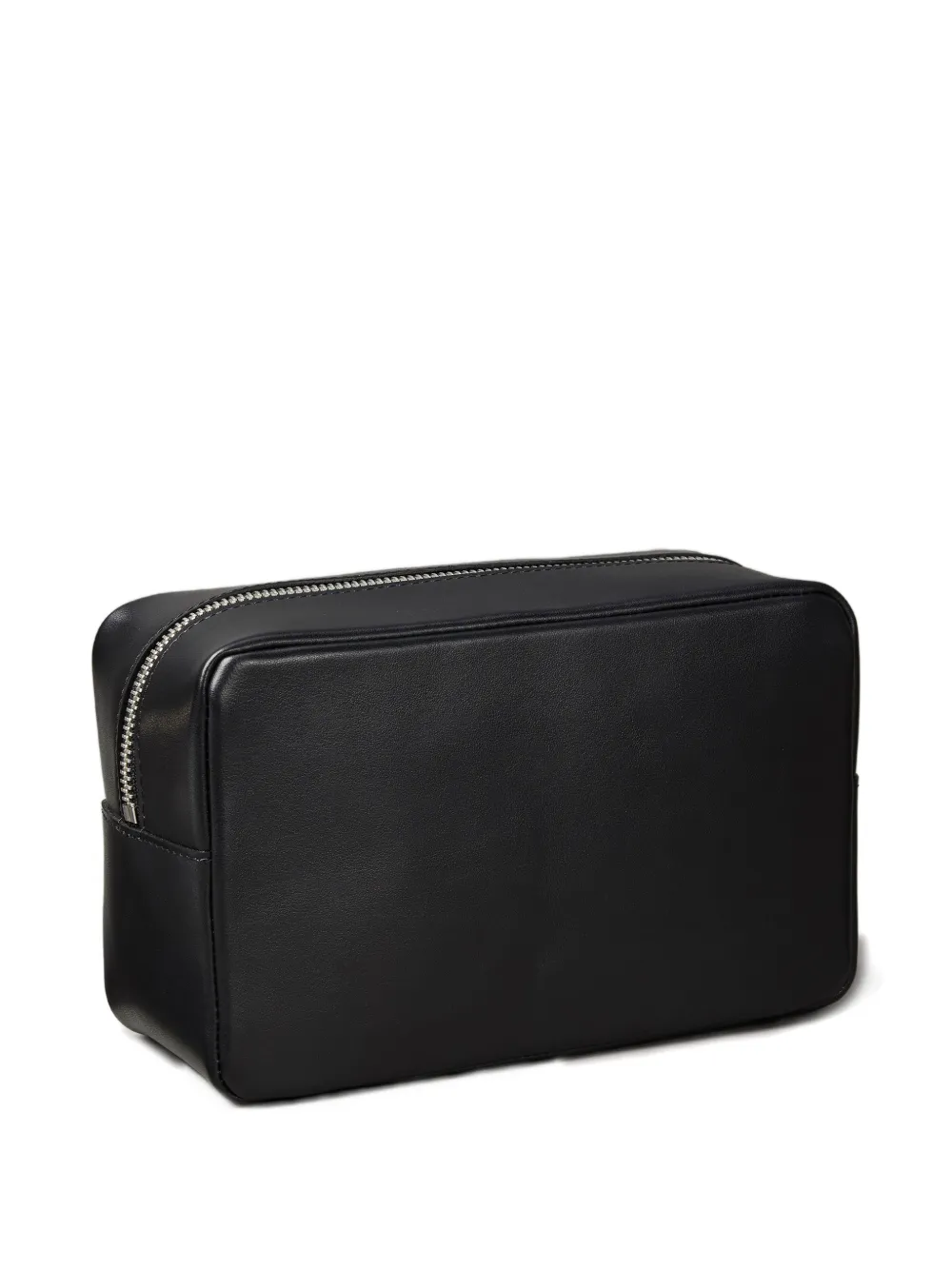 Calvin Klein logo-plaque wash bag - Zwart