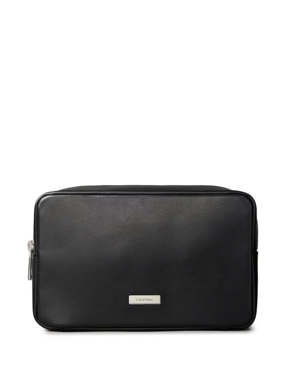 Calvin Klein neceser con placa del logo | negro | Image 1
