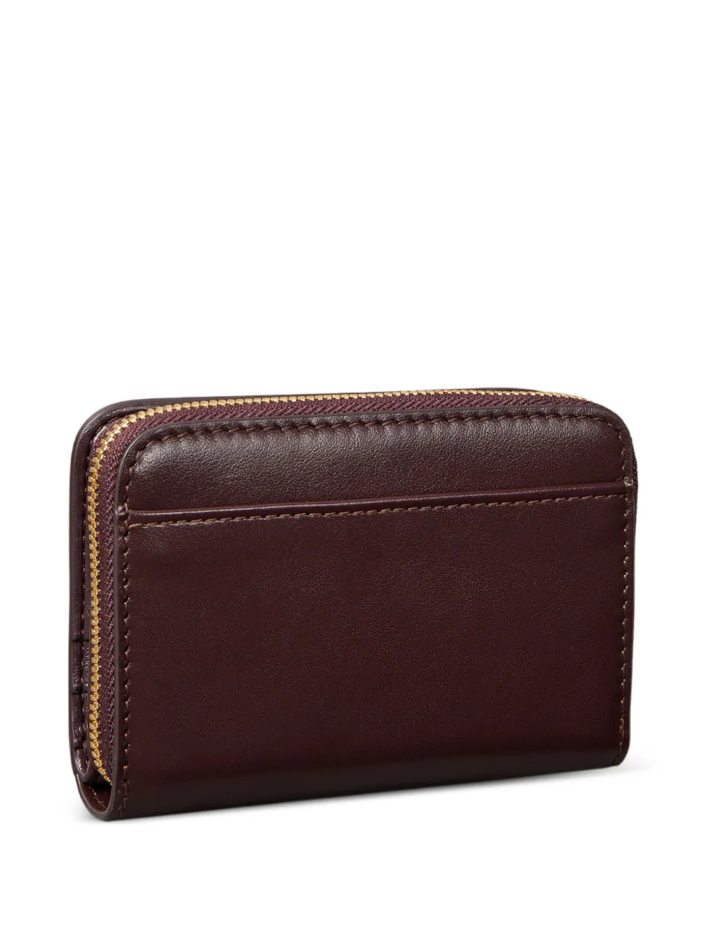 Calvin Klein zipped leather wallet - Rood