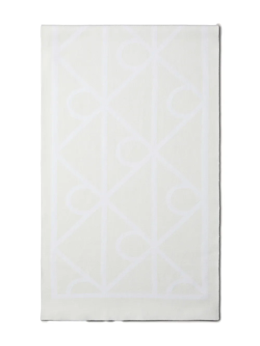 Calvin Klein pattern scarf | Neutrals | Image 1