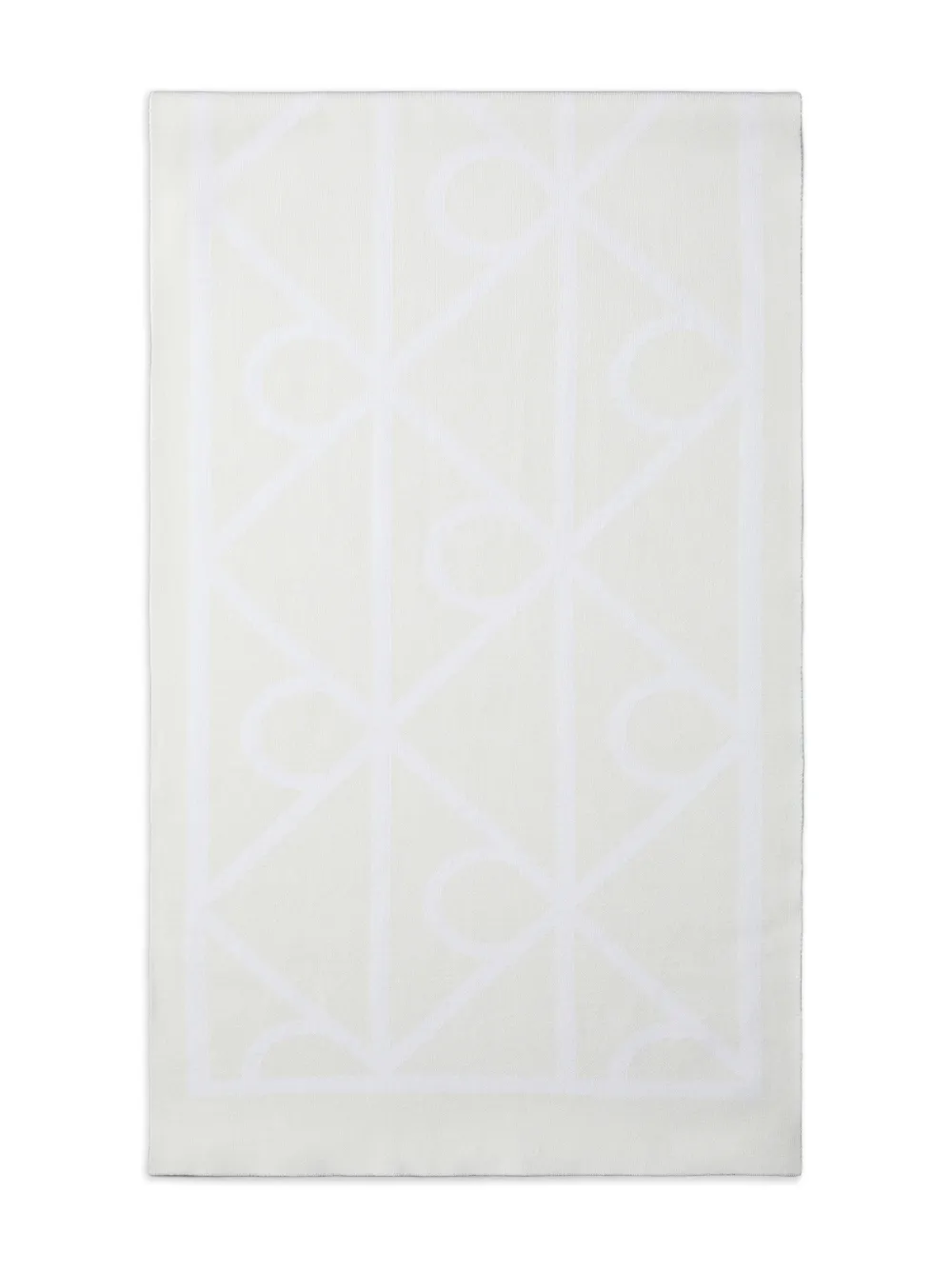 Calvin Klein écharpe à motif géométrique | tons neutres | Image 1