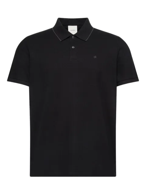 Calvin Klein logo-embroidered polo shirt