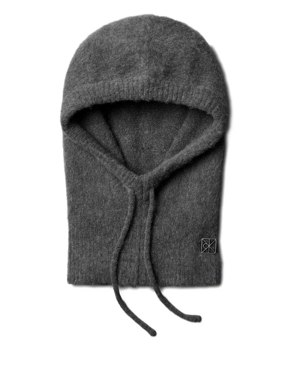 Calvin Klein drawstring-fastening balaclava hat | Grey | Image 1