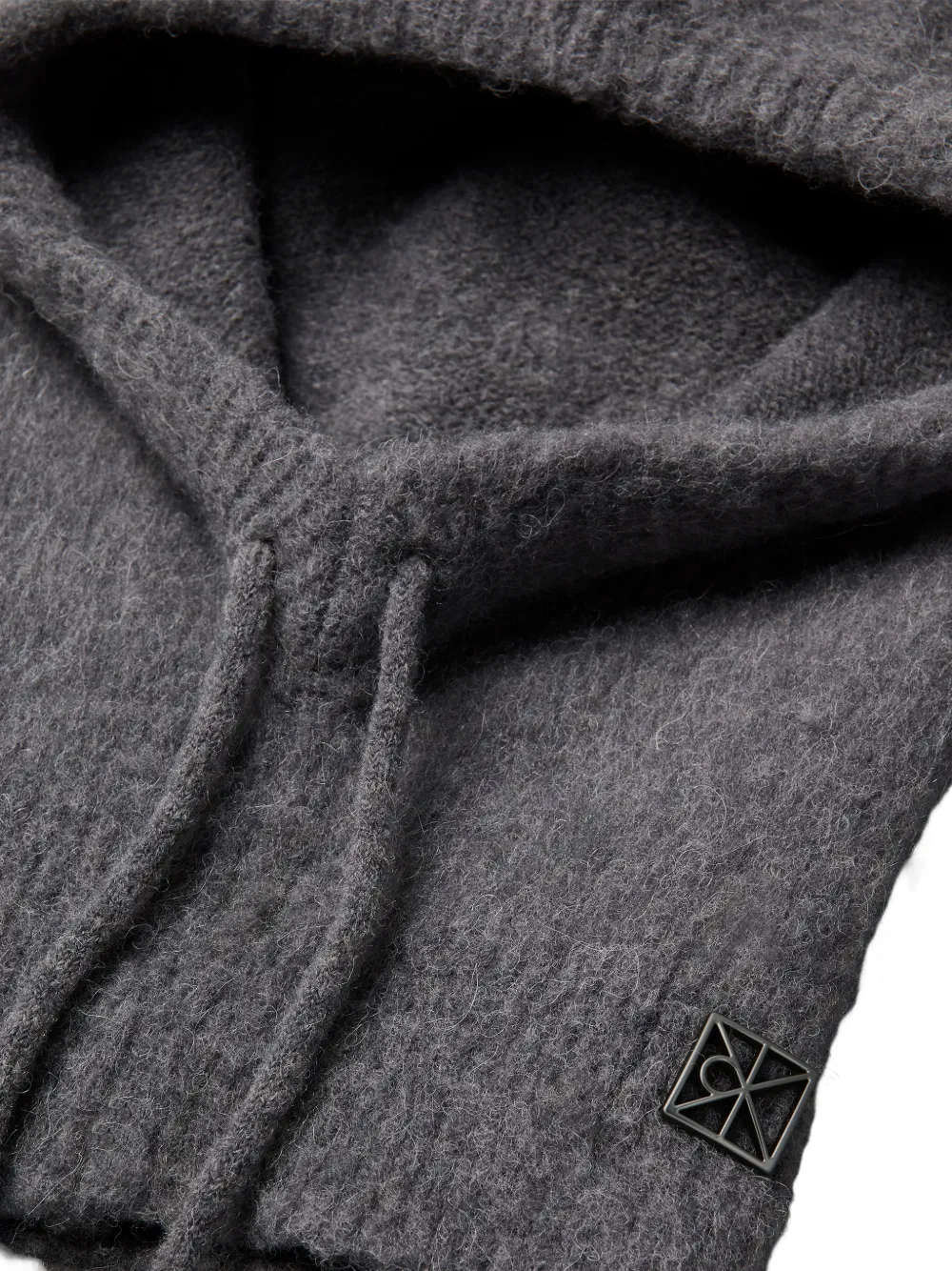 Calvin Klein Drawstring-fastening Balaclava Hat In Gray