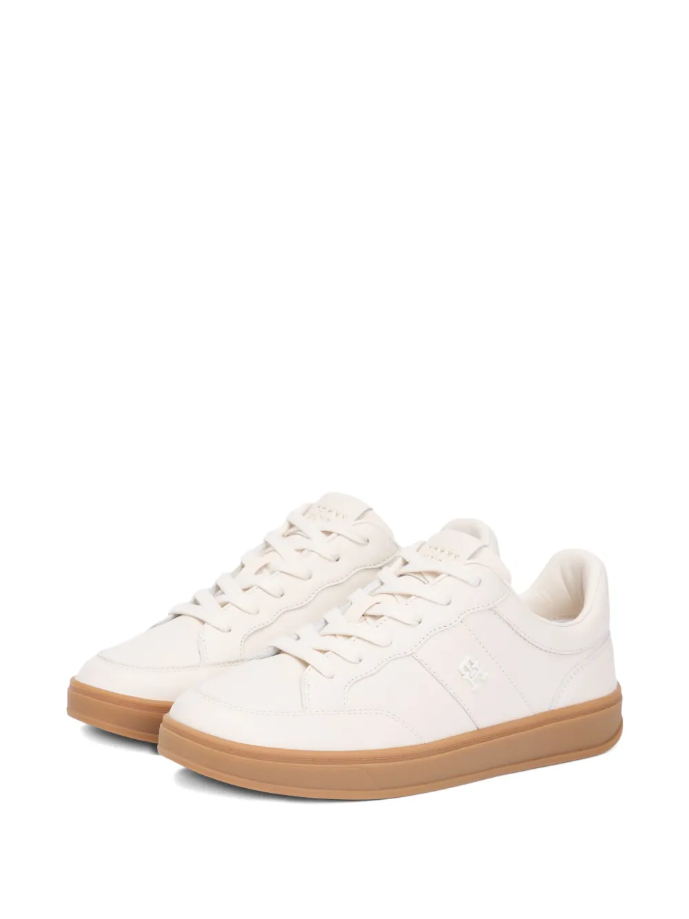 Tommy Hilfiger logo-deital low-up sneakers - Beige