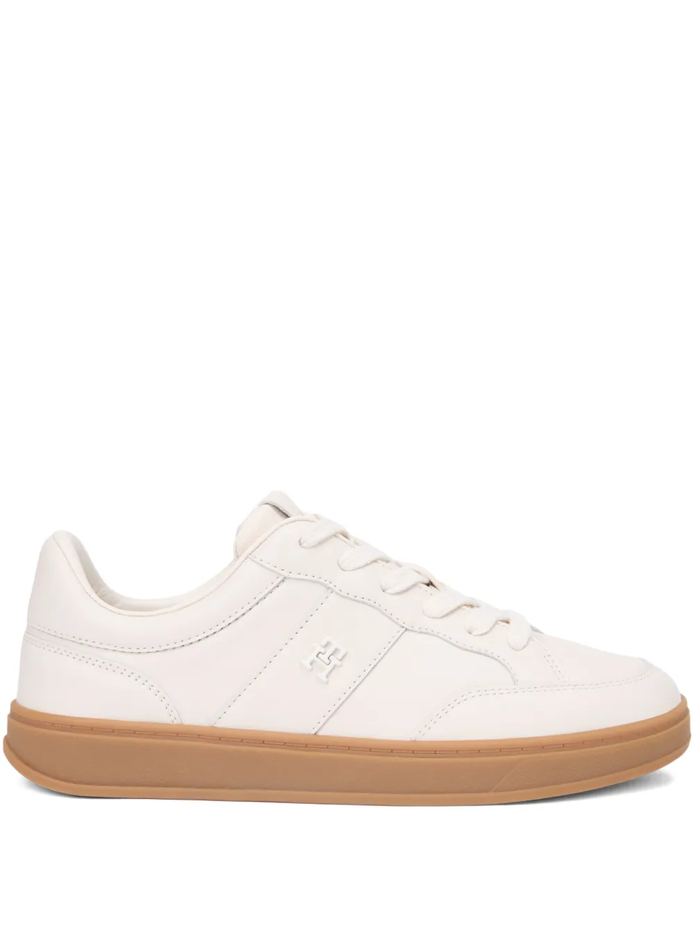 Tommy Hilfiger logo-deital low-up sneakers - Toni neutri