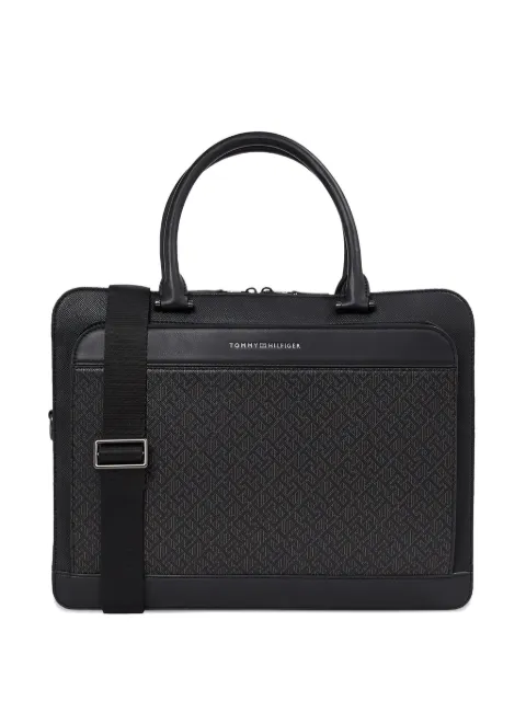 Tommy Hilfiger ribbon handle briefcase bag