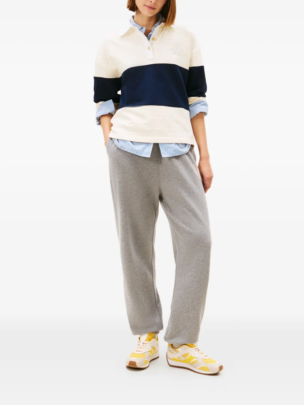 Tommy Hilfiger logo-embroidered polo shirt - Beige