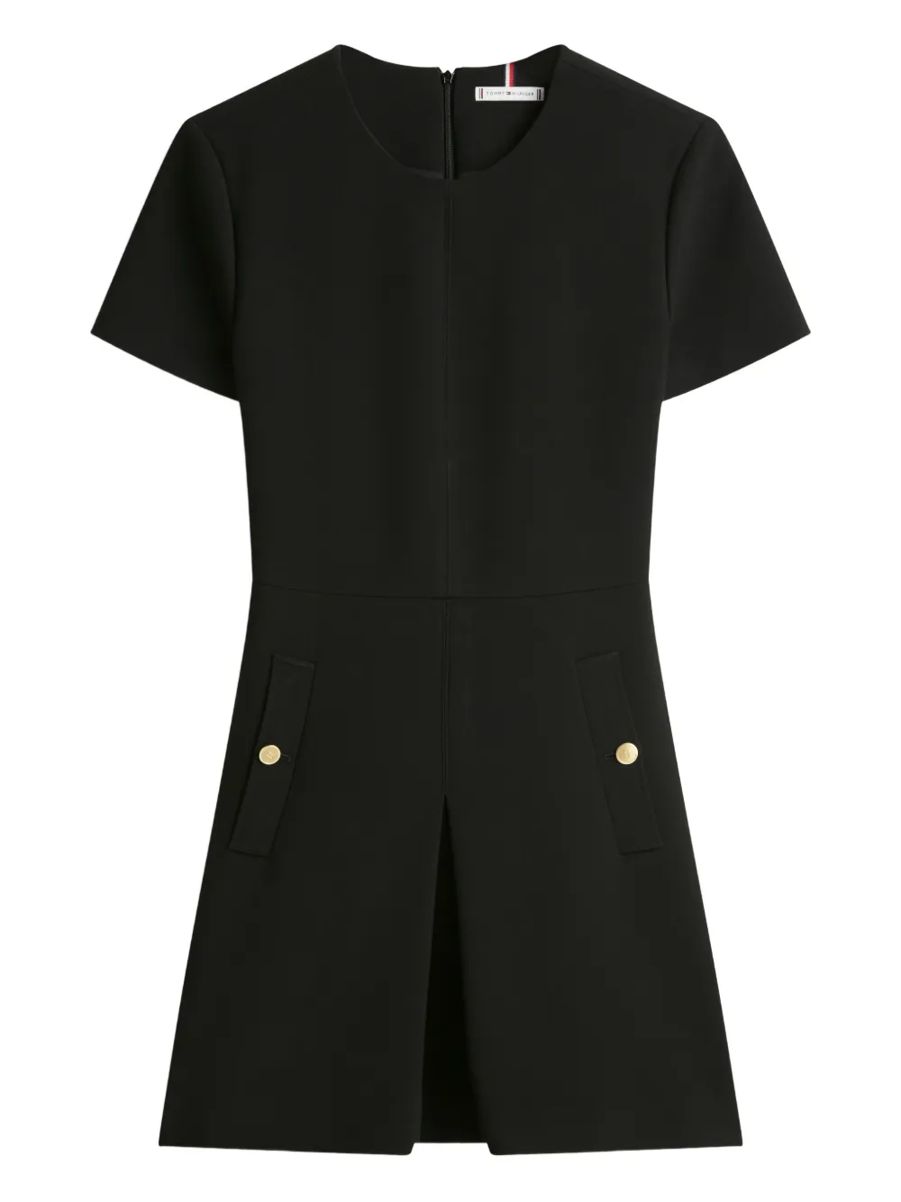 Tommy Hilfiger button pocket mini dress - Nero
