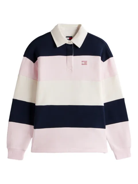 Tommy Jeans striped collared polo shirt