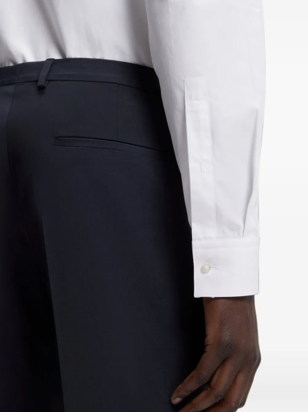 HUGO Broek met zak Blauw