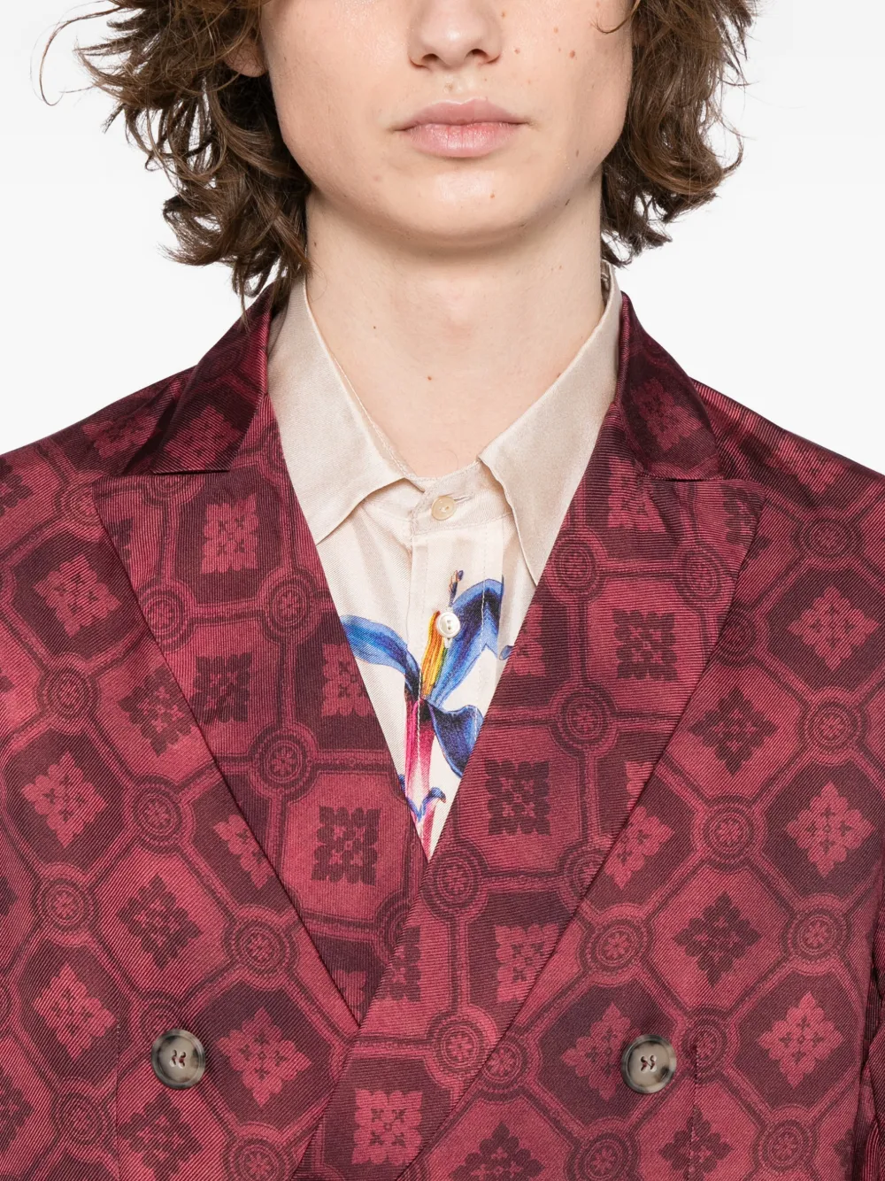 Pierre-Louis Mascia Fancy blazer Rood