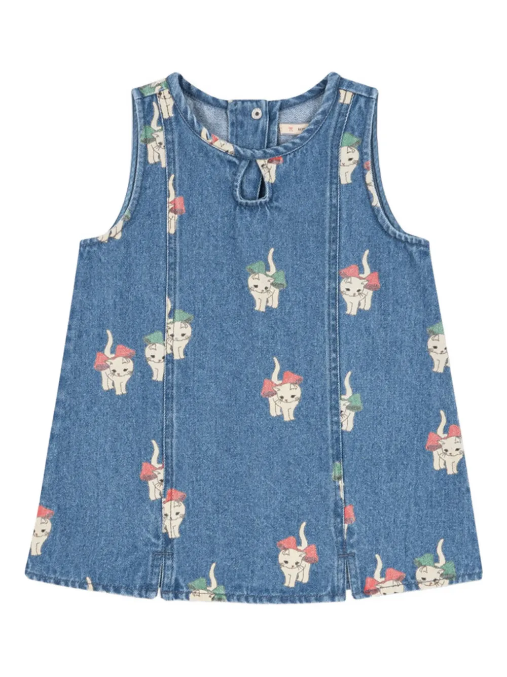 Konges Sløjd printed keyhole dress | Blue | Image 1