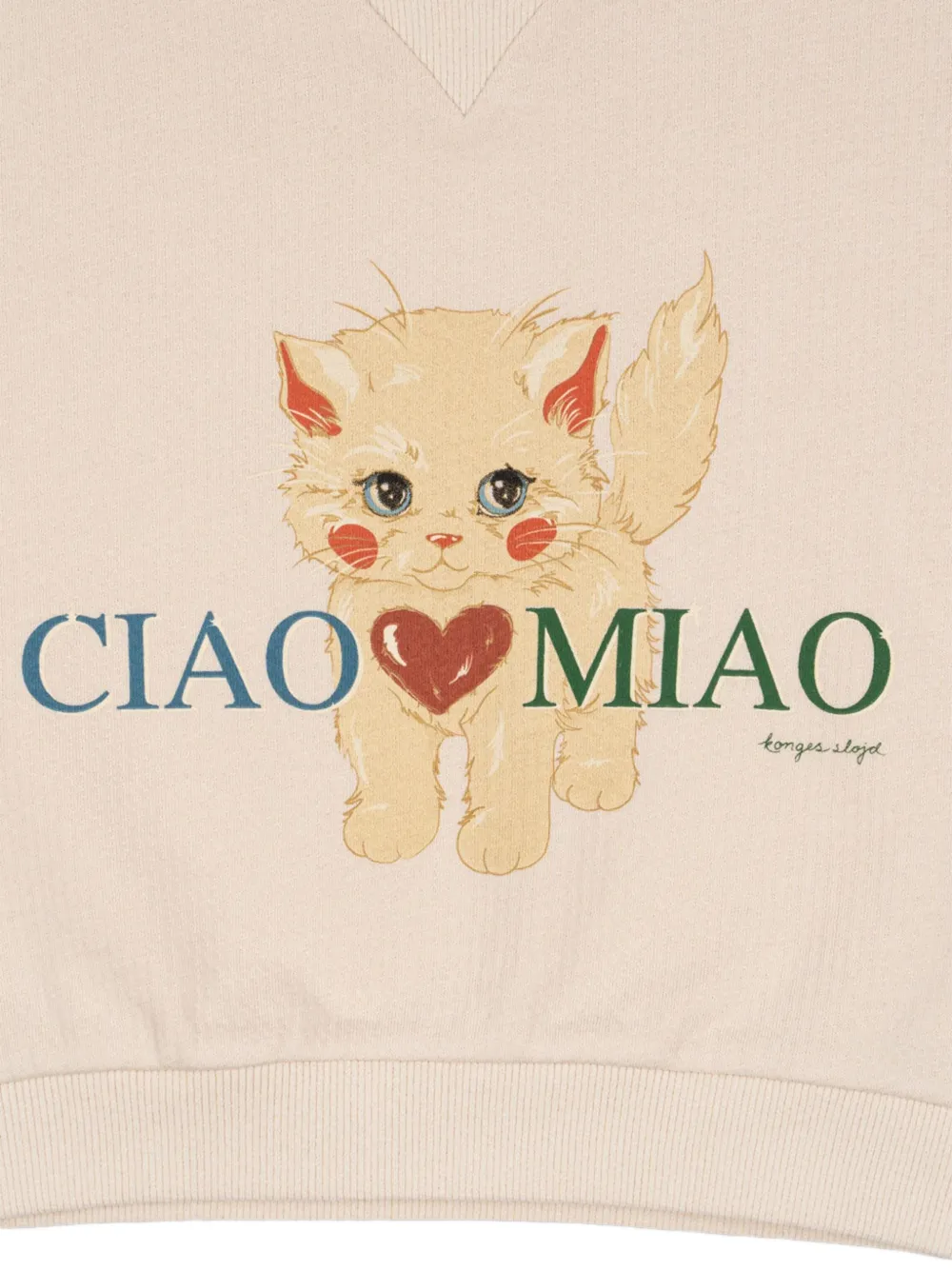  Konges Sløjd Graphic Crew Neck Top - Neutrals 