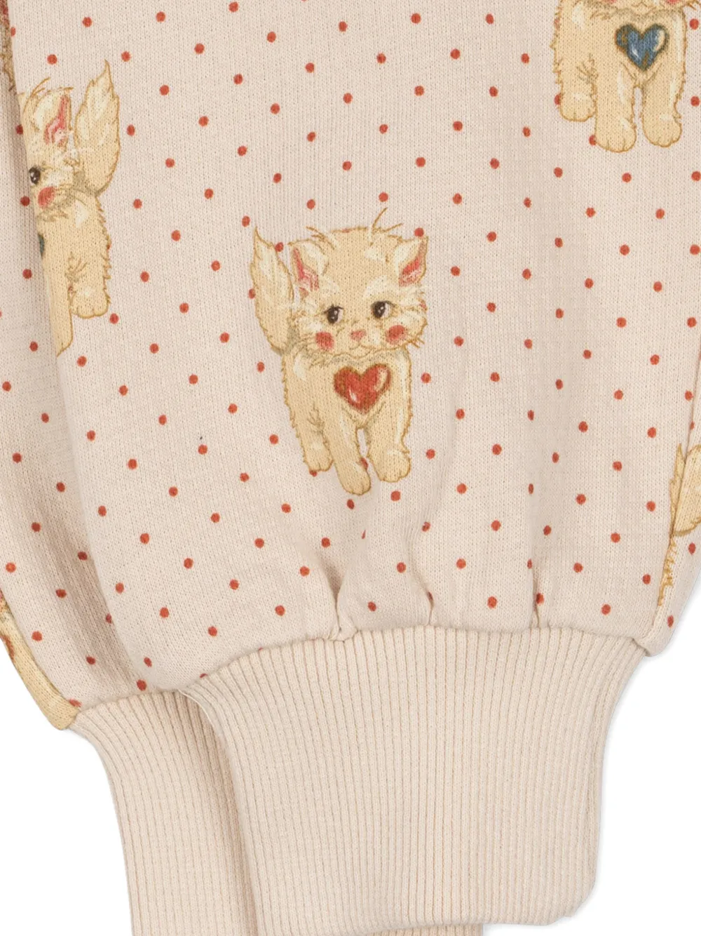  Konges Sløjd Drawstring Polka Dot Trousers - Neutrals 