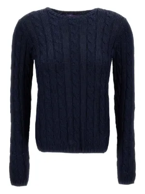 Polo Ralph Lauren ケーブルニット カシミアセーター | ブルー
