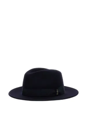 Prada wide-brimmed Drill Hat | Blue | FARFETCH