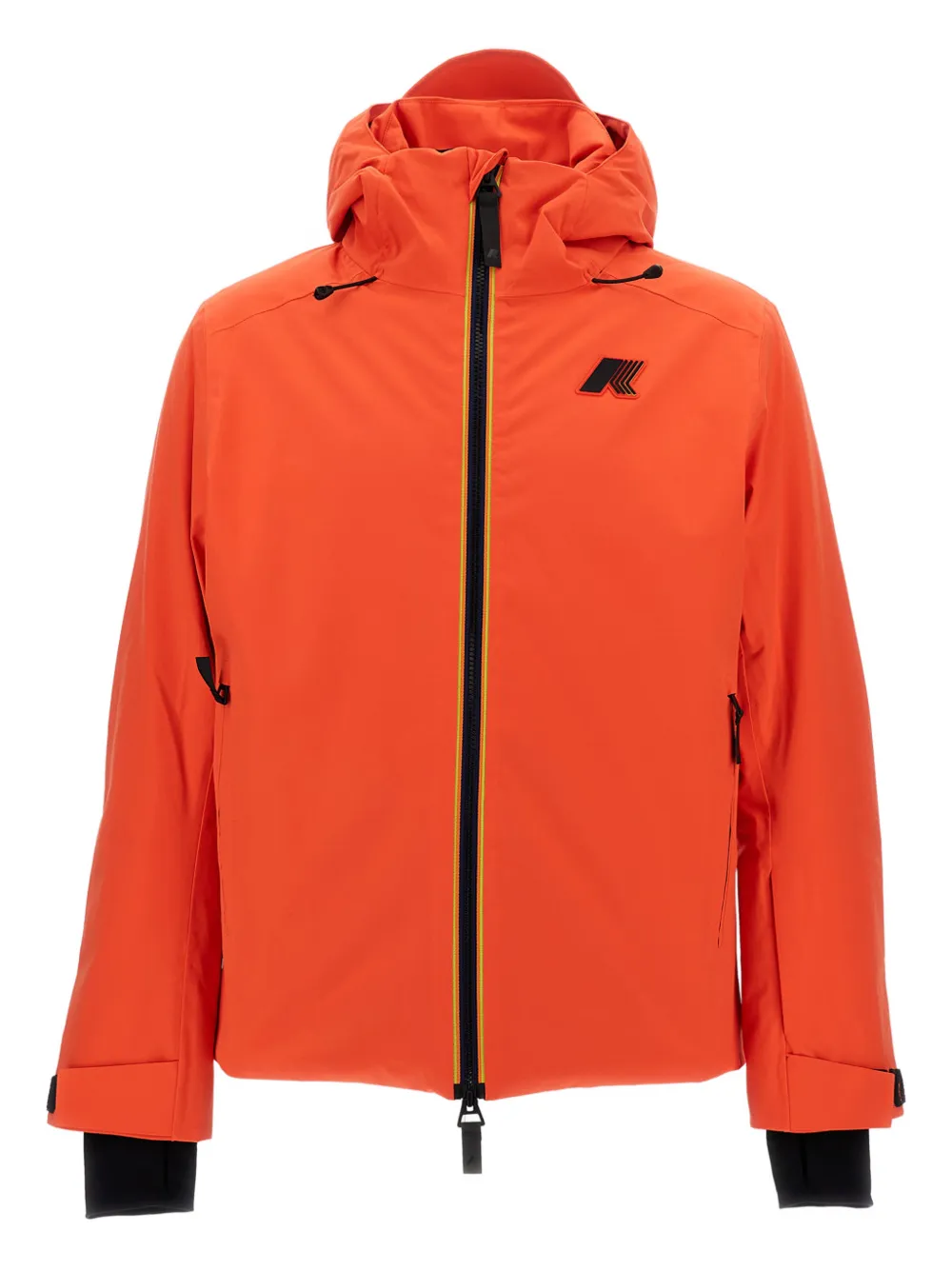K-Way LESARCS 2L twill hooded jacket | Orange | Image 1