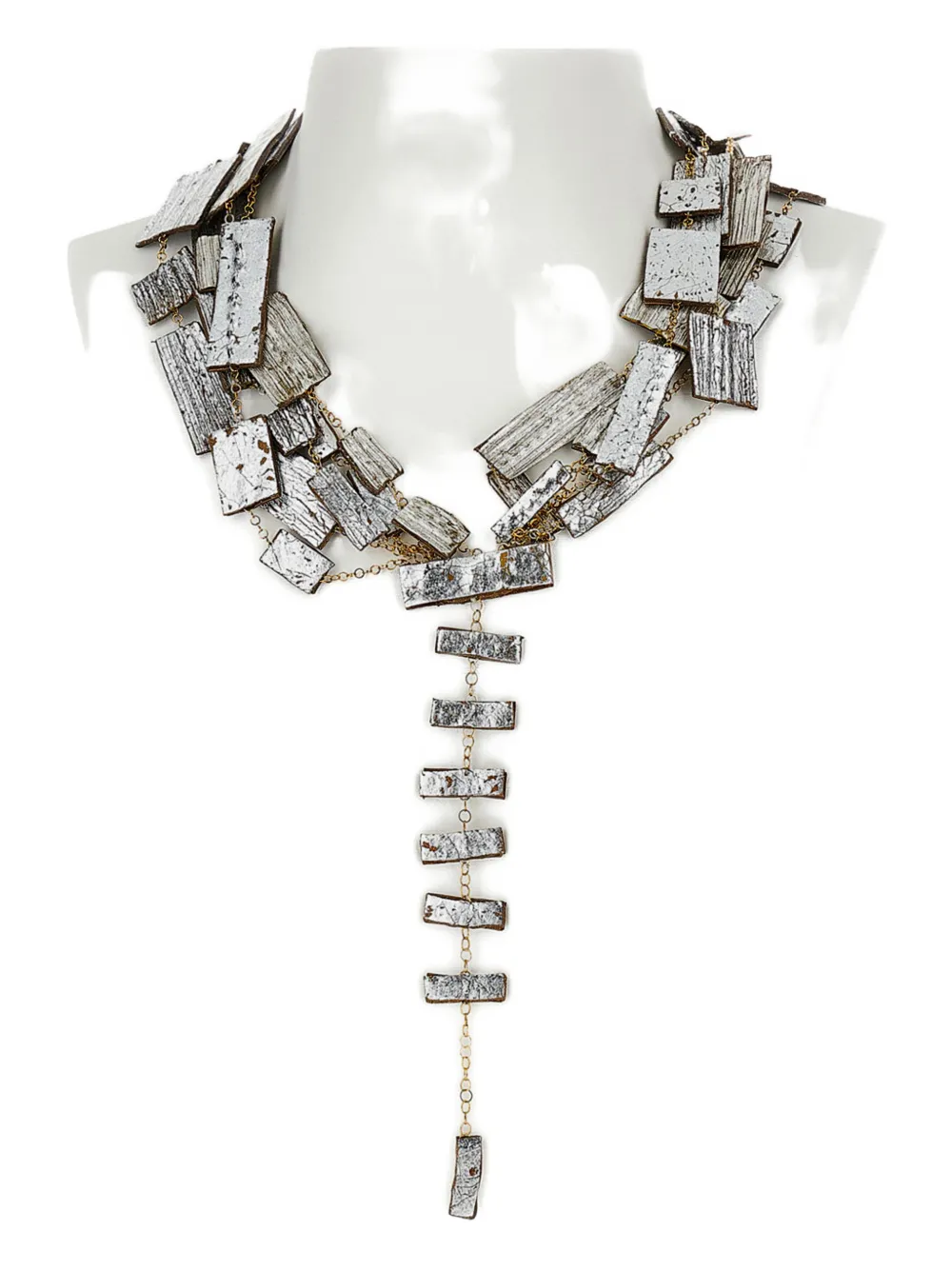 GFW asymmetric necklace | Silver | Image 1
