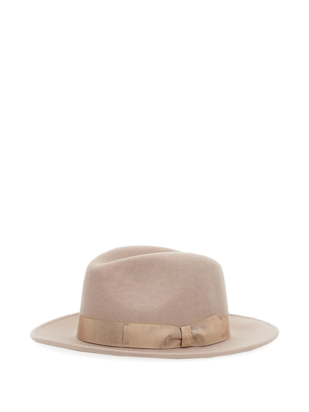 Borsalino Federico ribbon-trim hat - Beige
