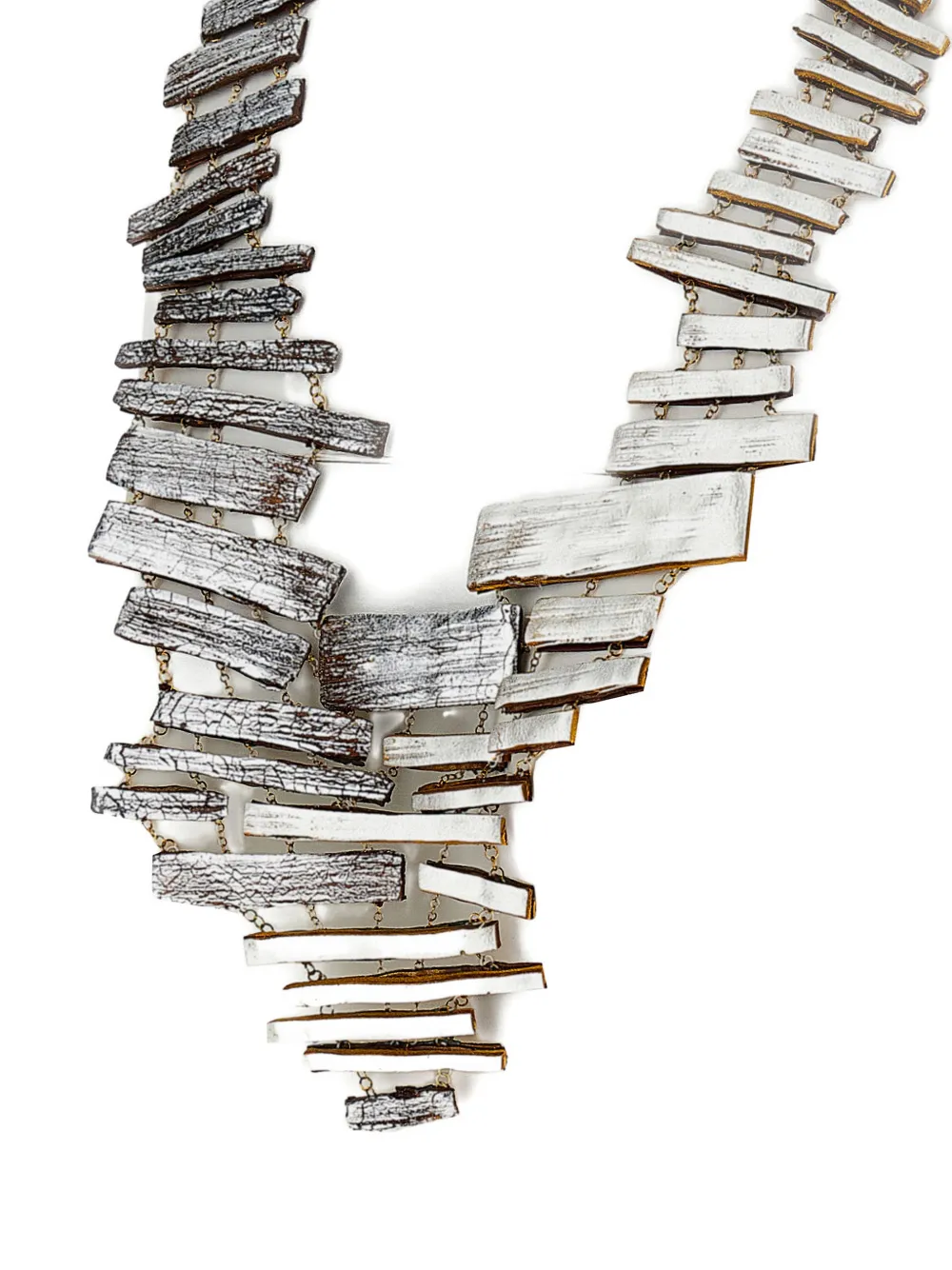 Gfw Handmade Rectangular-shapes Necklace In Silver