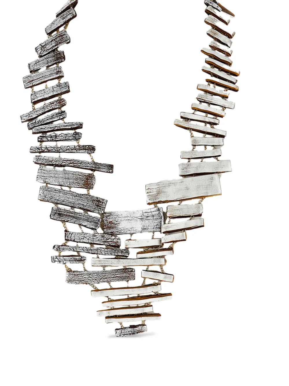 GFW collar con forma rectangular | plateado | Image 1