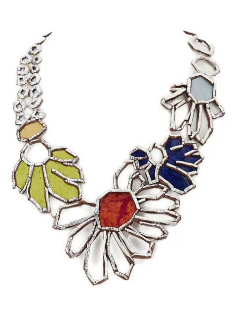 GFW floral-motif necklace