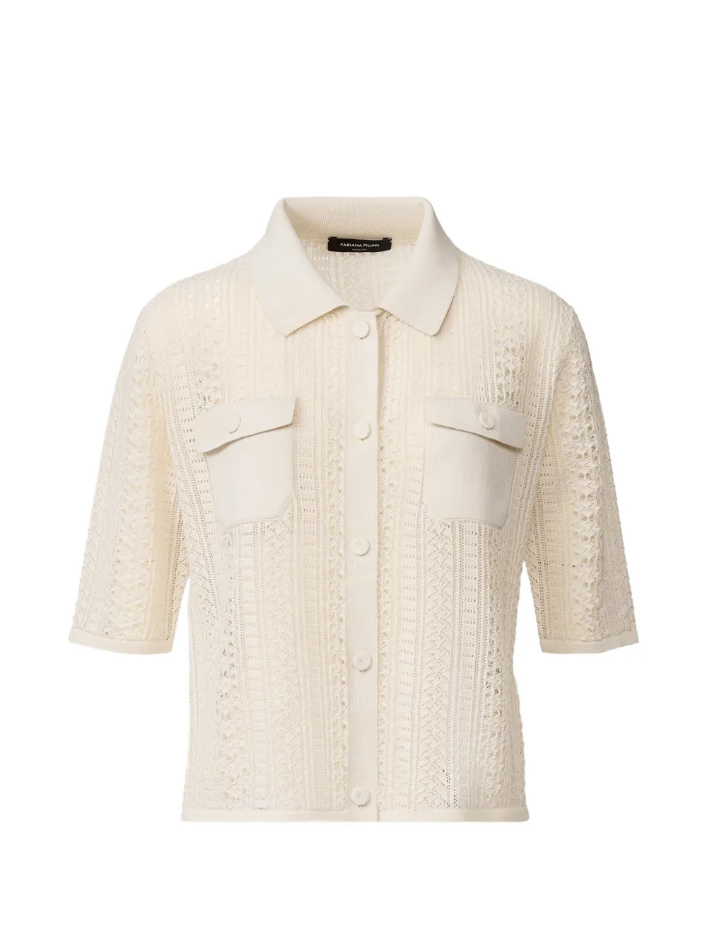 Fabiana Filippi Hemd mit Tasche - Nude