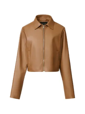 Fabiana Filippi ブラウンレザージャケット Fabiana Filippi ウィメンズ レザージャケット通販 - FARFETCH