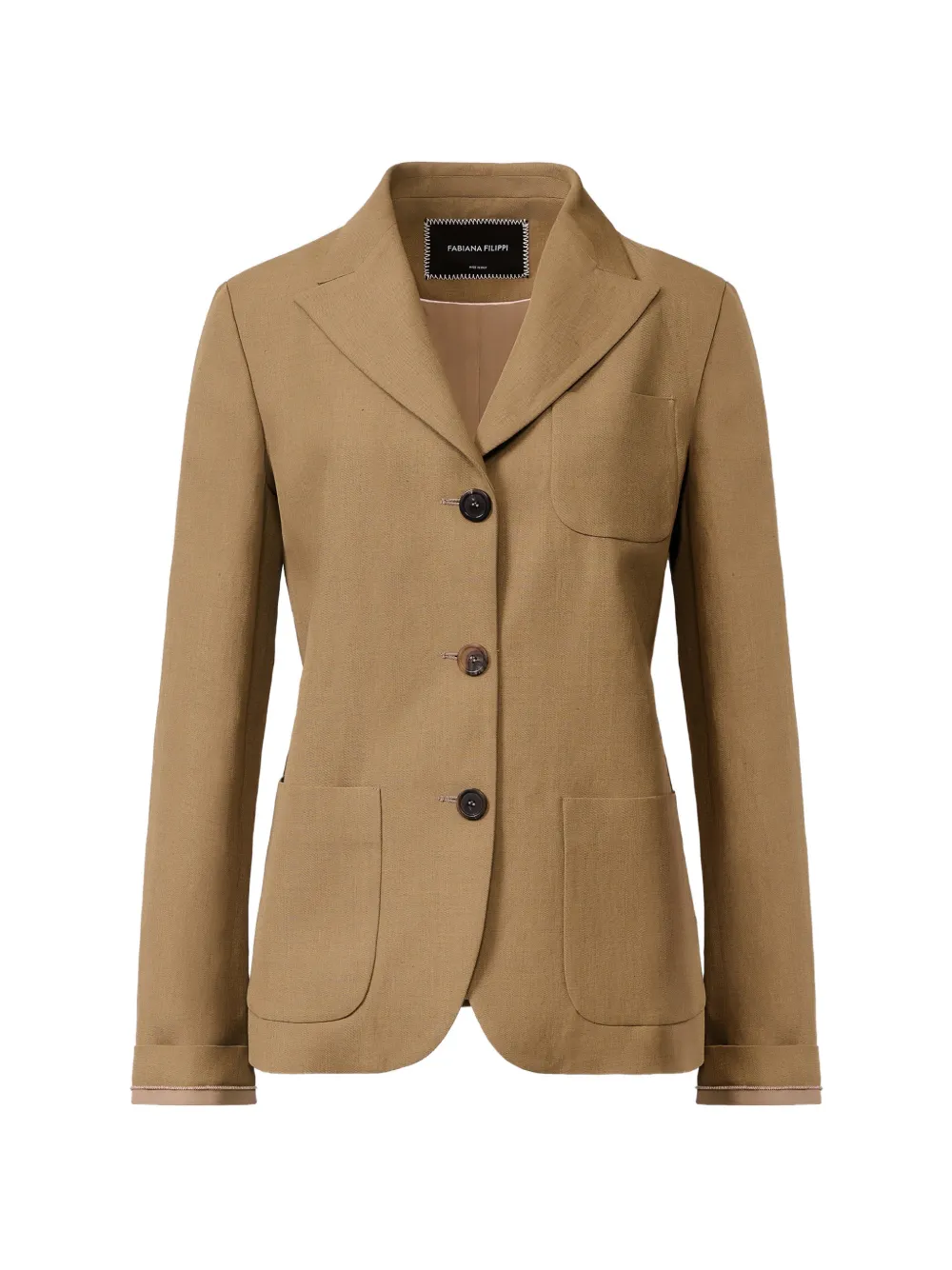Fabiana Filippi button front jacket - Nude