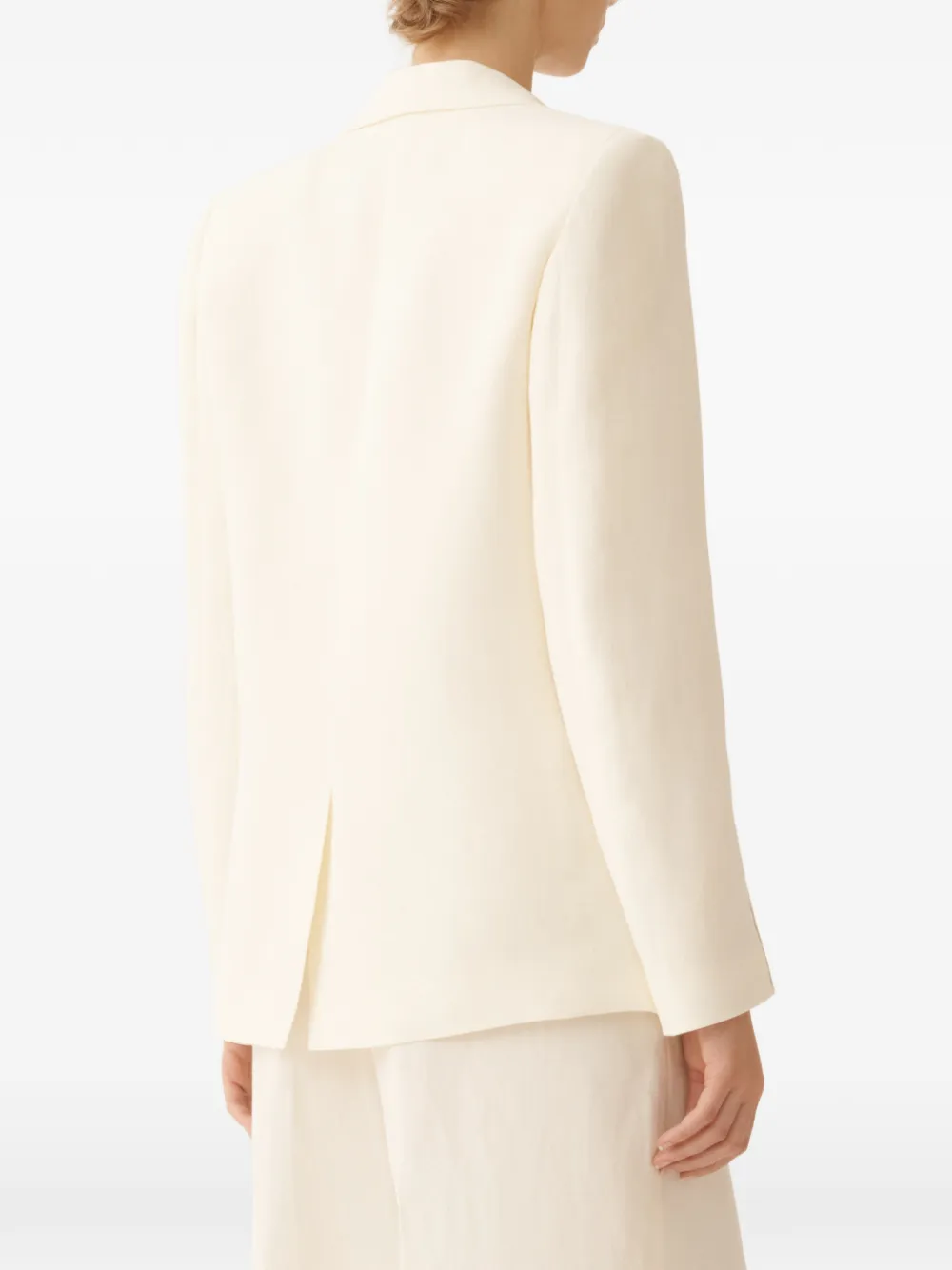 Button Sleeve Panel Blazer