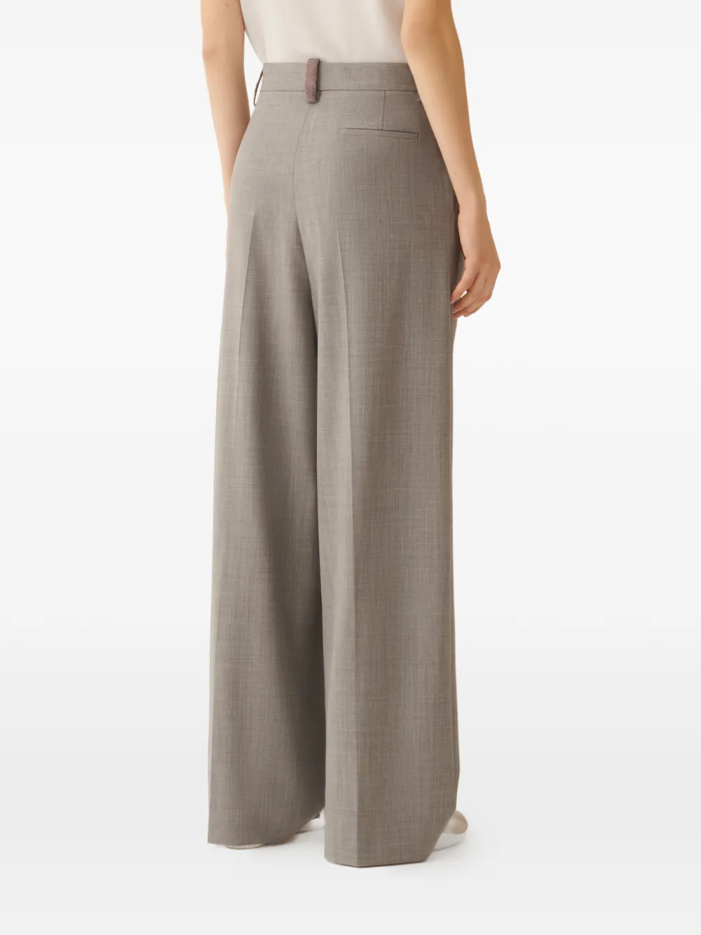 Fabiana Filippi Geplooide pantalon Grijs