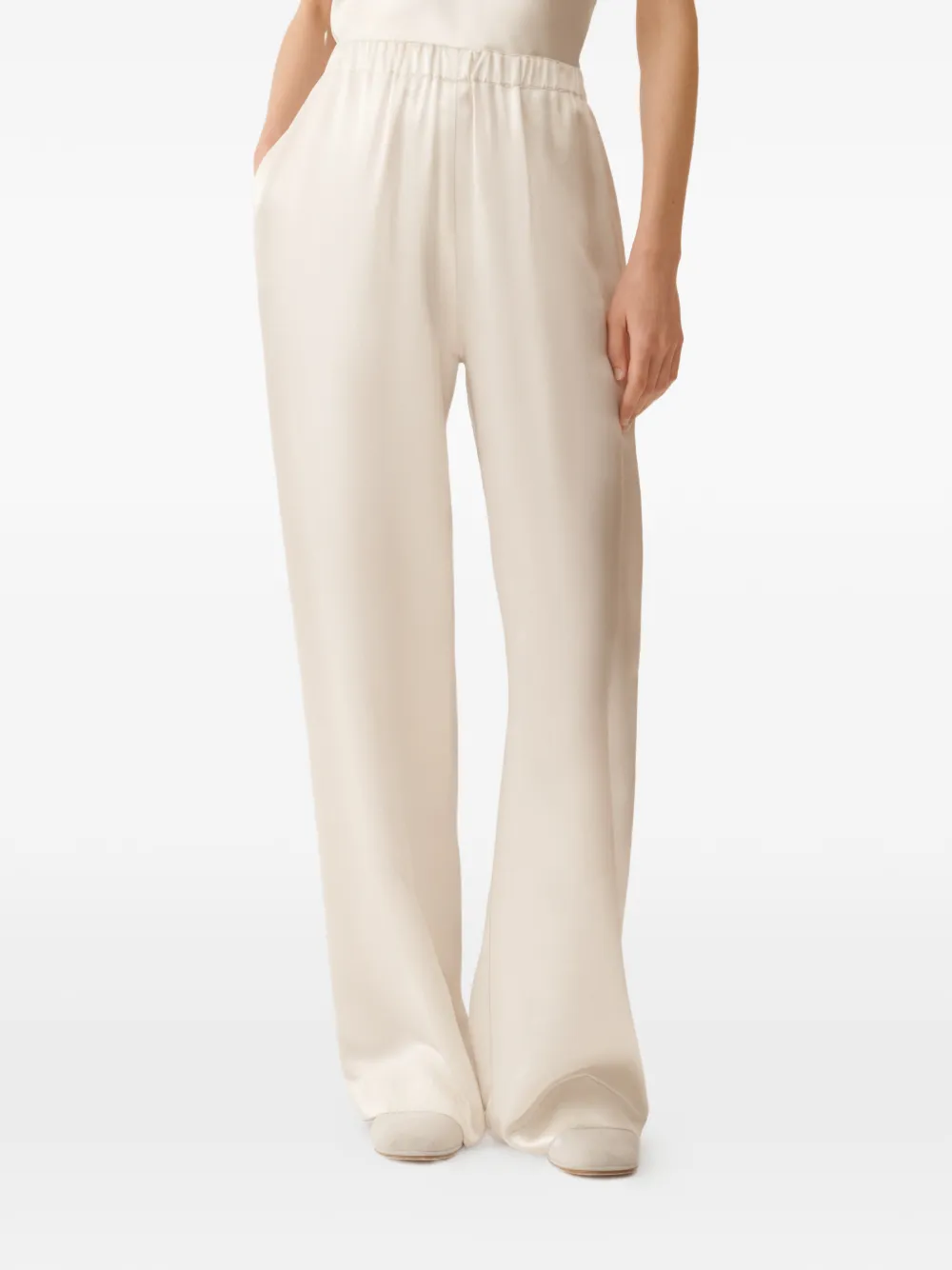 Fabiana Filippi Broek met elastische taille Beige
