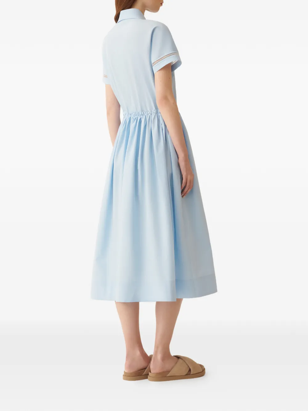 Fabiana Filippi Blousejurk met trekkoord Blauw