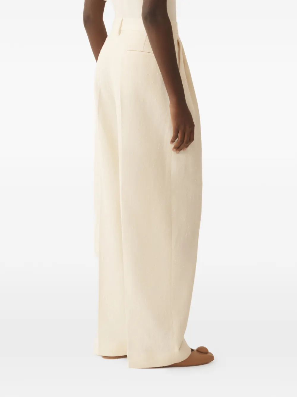 Fabiana Filippi Fil coupé broek Beige