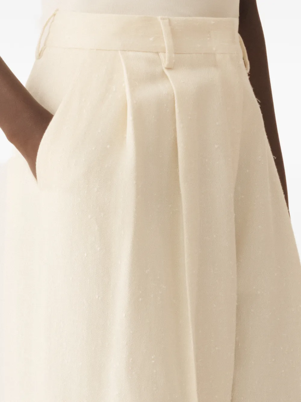 Fabiana Filippi Fil coupé broek Beige