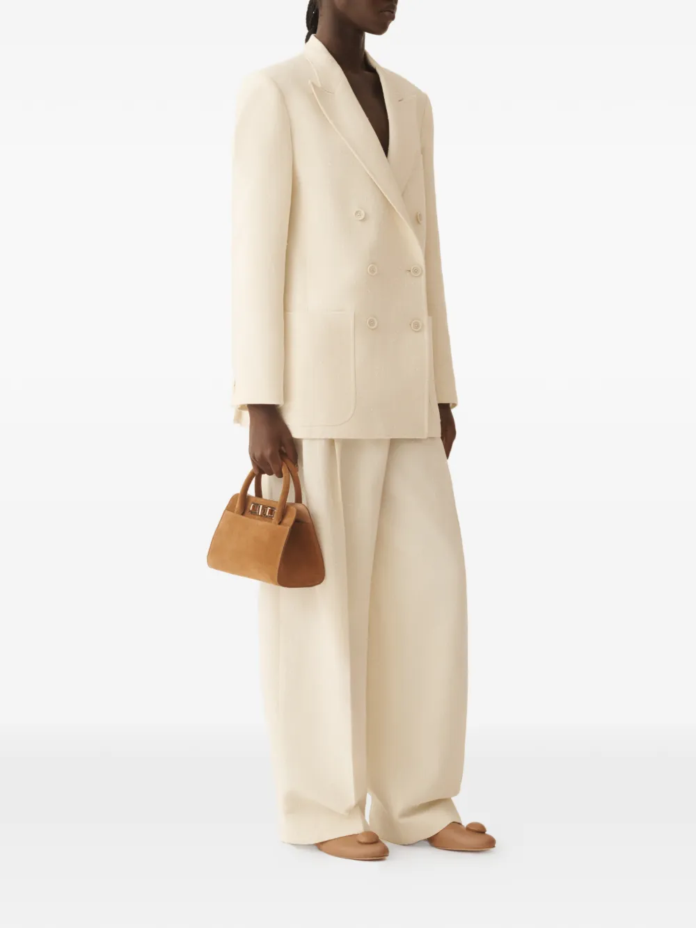 Fabiana Filippi Fil coupé broek Beige