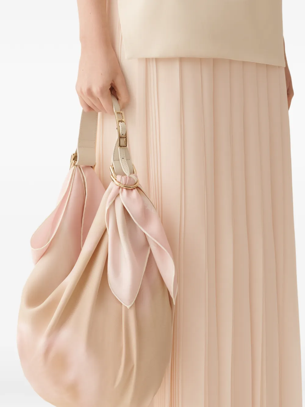  Fabiana Filippi Buckle Ring Belt - Neutrals 