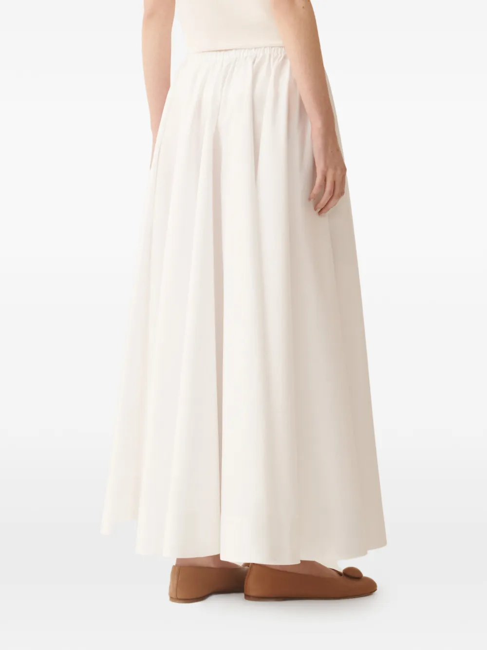 Fabiana Filippi Rok met elastische taille Wit