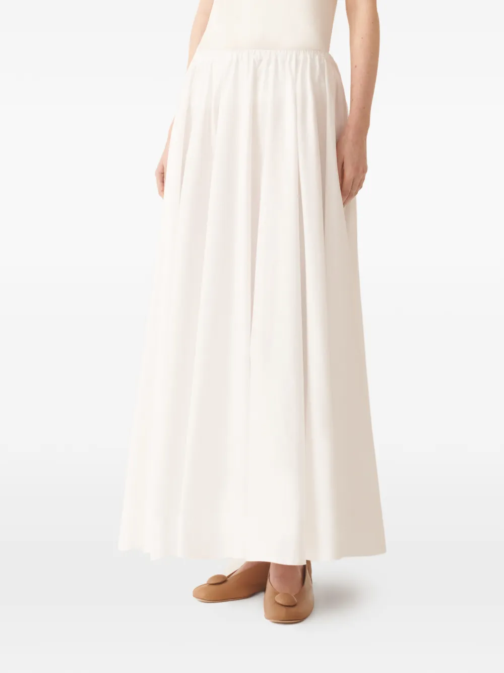 Fabiana Filippi elasticated waist skirt - Weiß