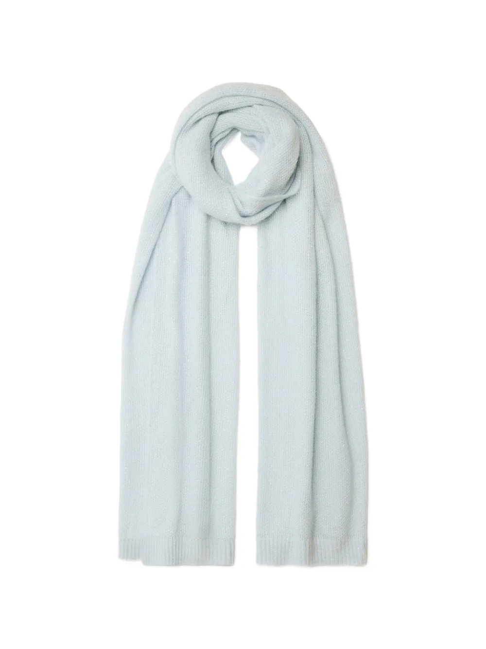 Fabiana Filippi Schal mit Paillettenbesatz - Blau